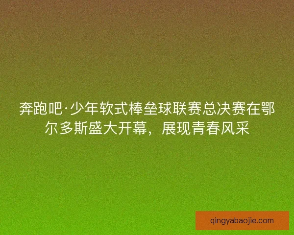 奔跑吧·少年软式棒垒球联赛总决赛在鄂尔多斯盛大开幕，展现青春风采